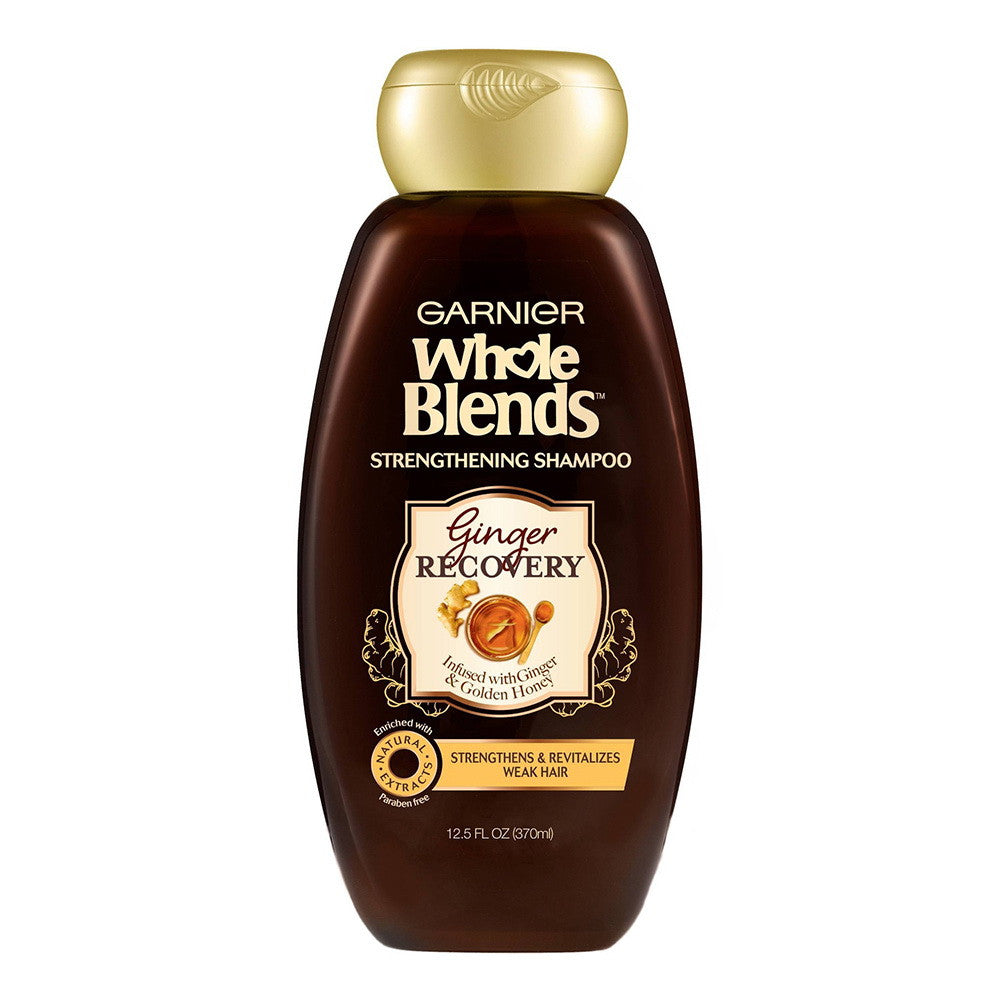 Garnier Whole Blends Ginger Recovery Strengthening Shampoo, 12.5 fl. oz